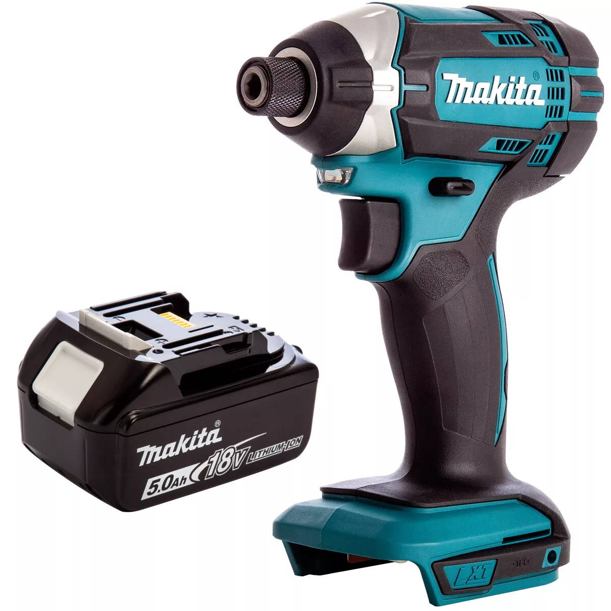 Makita DTD152Z 18V LXT Cordless Impact Driver with 1 x 5.0Ah Battery BL1850