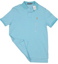 NEW Polo Ralph Lauren Polo Shirt Colorful Stripes Med Fit Smooth Cotton