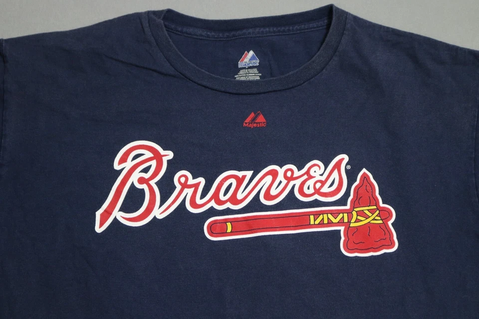Camisa de béisbol de los Atlanta Braves Jason Heyward para hombre grande azul MLB Foto 2 de 4