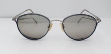 Vintage Lawrence / Royal Duolton Juliet Silver Pink Oval Sunglasses FRAMES ONLY