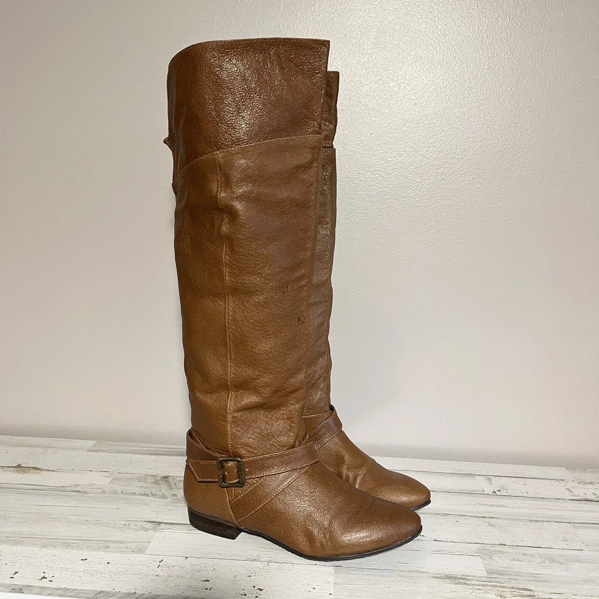 Chinese laundry leather clearance boots