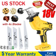 Brushless Cordless Reciprocating Saw Wood Metal Saber Saw For Dewalt 20V Battery