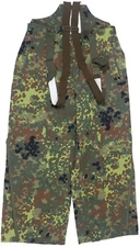 Medium - German Bundeswehr Flecktarn Wet Weather Waterproof Trousers Snow Pants