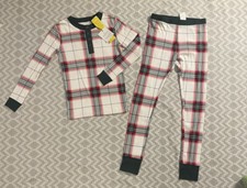 Magnolia Hearth  Hand Plaid Pajamas Pj Set Size 10