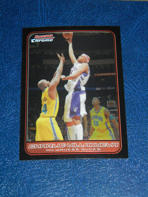 2006-07 Bowman Chrome #71 Charlie Villanueva - Bucks