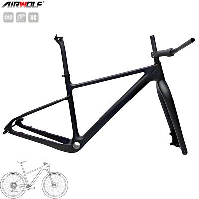 AIRWOLF T1100 Carbon MTB Rahmen 29er Boost Hardital Fahrrad Gabel+Lenker+Sattel