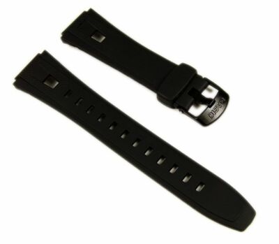 Casio Ersatzband Uhrenarmband Resin 18mm schwarz AQ-190W-1AVEF