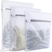 Mesh Laundry Bags for Delicates 3PCS Set Durable Lingerie Wash Bags in 3 Sizes