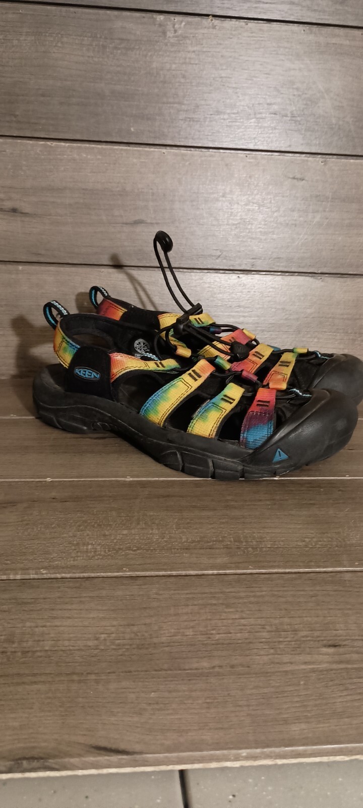Keen Newport H2 Women Water Sandals Size 10 Retro Tie Dye