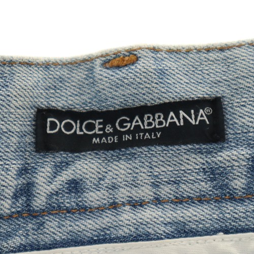 DOLCE&GABBANA made in Italy Vintage processing Straight denim pants jeans Men's - Picture 11 of 13