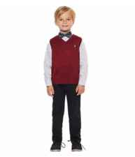 NEW Andy Evan Kids' Boy's 4-Piece Pant Shirt Vest Bowtie Set Size 2T