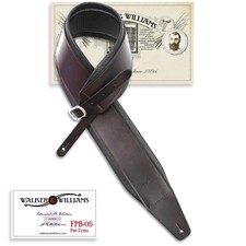 Walker & Williams FPB-05 Pro Ultra Series Premium Brown Strap & Chrome Buckle