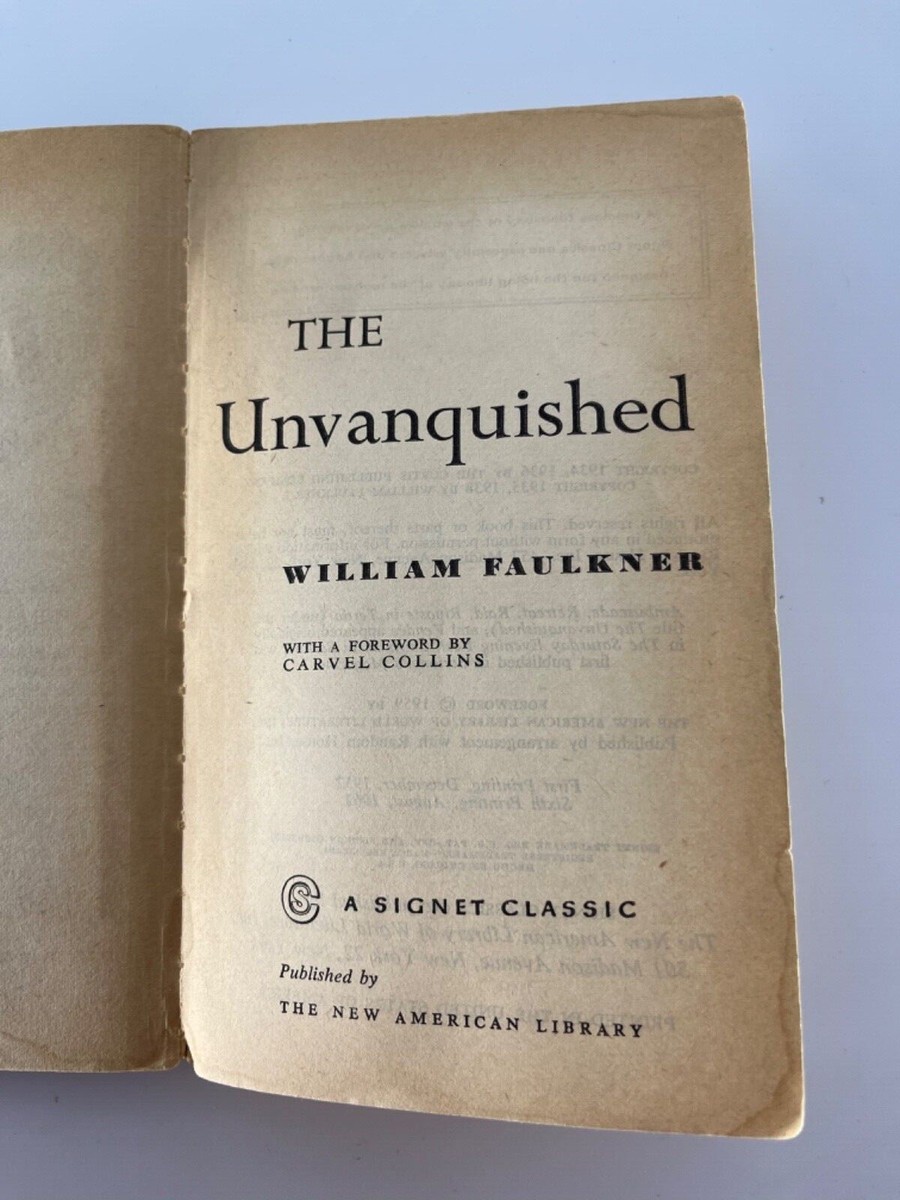 洋書 WILLIAM William Faulkner--Six Vintage Paperback Book Set, Late 1950s