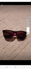 80's Style Plastic Dark Lens Holding Red Sunglasses