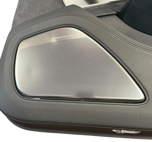 2012-2018 AUDI S8 REAR RIGHT PASS DOOR PANEL CARD ALCANTARA BANG & OLUFSEN BLACK - Picture 10 of 24