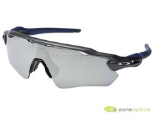 Oakley Radar EV Path Polarized Sunglasses OO9208-10 Steel/Blue/Chrome Iridium