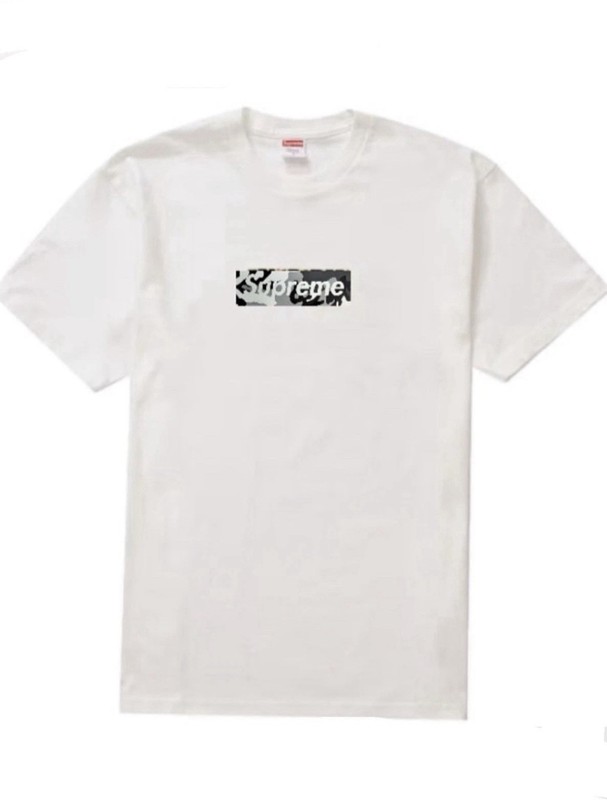 Supreme SS25 Miami Opening Snow Camo Box Logo T-Shirt TEE Size Large NWOT