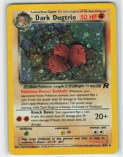 2000 Pokemon, Team Rocket, #6/82 Dark Dugtrio, Holo Rare LP (b) on eBay
