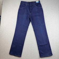 Vintage 1980's Wrangler 85498PS Jeans 34X30 Deadstock NWT Made USA Dark Indigo