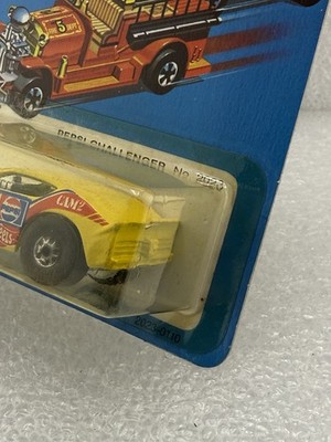 Hot Wheels Vintage Pepsi Challenger Funny Car Yellow Euro Card