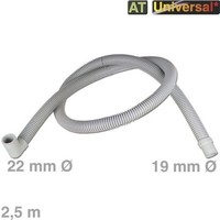 Ablaufschlauch 2,5M 19/22MmØ, Universal! At! Bauknecht, Whirlpool, Ikea, Aeg, El