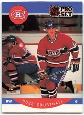 1990-91 Pro Set #149 Russ Courtnall Montreal Canadiens