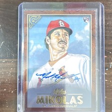 Topps 2018 Gallery Rookie Autographed Miles Mikolas #40 St. Louis Cardinals