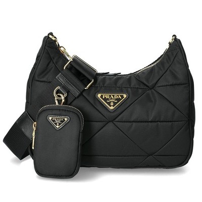 Prada Schultertasche Dreieck Logo Nylon Polsterung 151478442