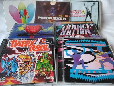 90s Rave Techno Sammlung Happy Rave Raving The Dome ID&T Trance CDs