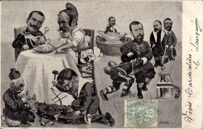 Ak Spectacle du Jour, Loubet, Viktor Emanuel III., Nikolaus II.,... - 4802154