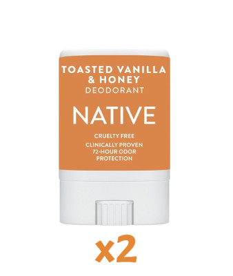 Set of 2 Native Aluminum-Free Deodorant, Limited Edition Toasted Vanilla & Honey