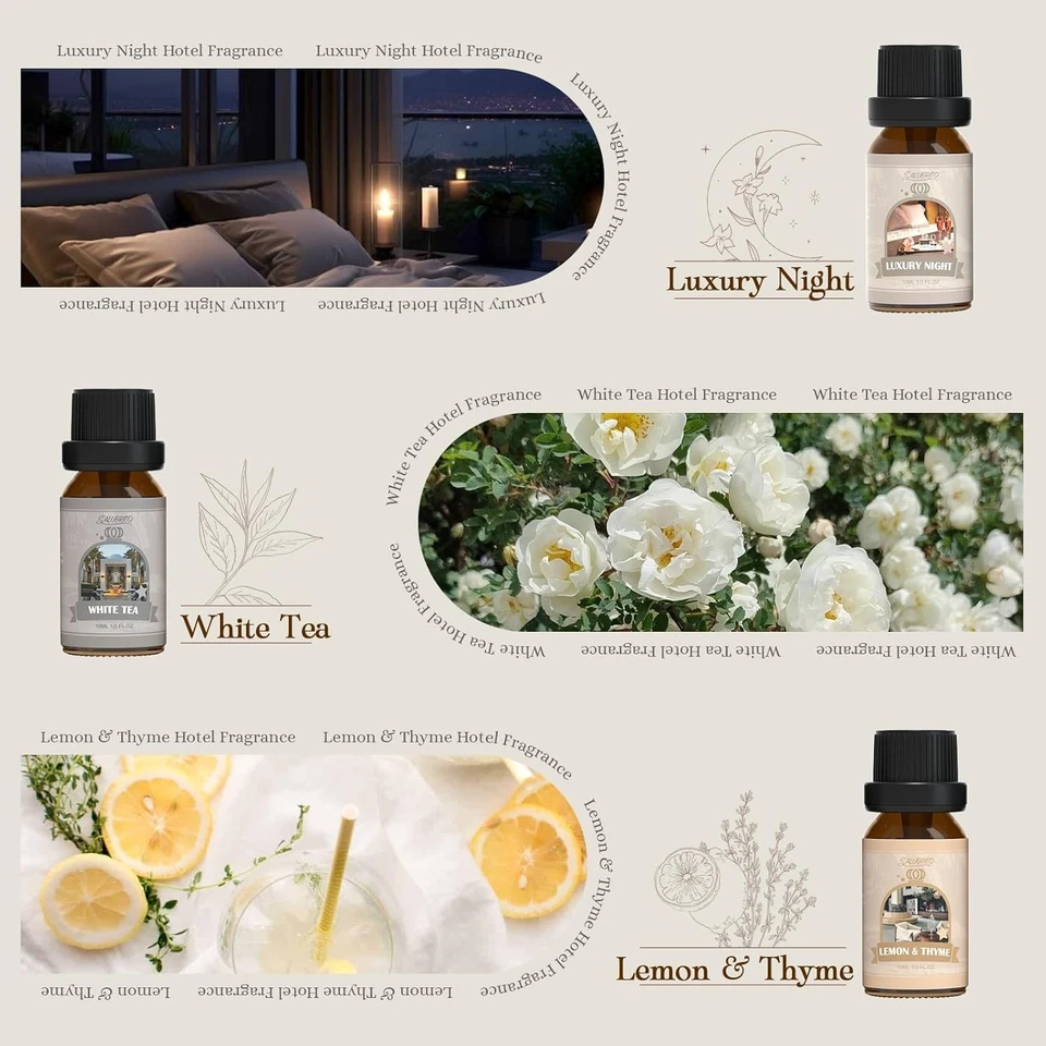 Luxury Essential Oil Set for Diffuser & Candle Making - Aromatherapy Bliss - Image 4 of 4