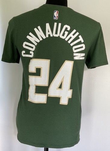 Nike Milwaukee Bucks Pat Connaughton Double Sided Graphic T-Shirt Size Medium - Picture 2 of 5