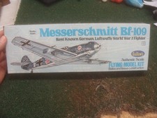 Guillow's Kit 505 Messerschmitt Bf-109 Open Box COMPLETE Kit