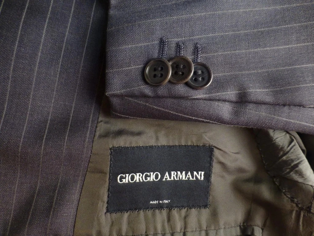 Giorgio Armani Three-Button Striped Suits & Blazers for Men for