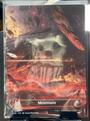 Mountain (0265) (Borderless) - REG - MTG - EOE - 0265 - LAND ~ NM