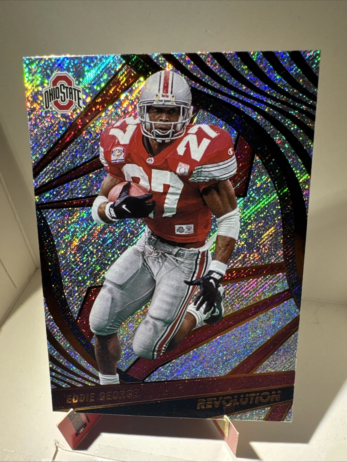 Eddie George trading card