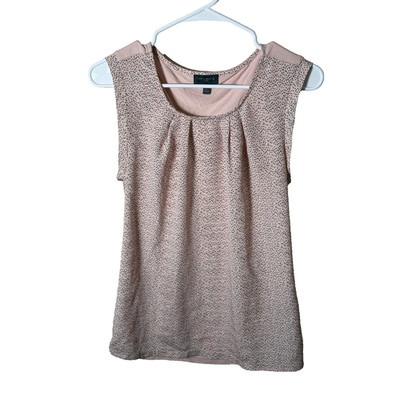 The Limited Tank Top Women's Small Printed Pink Sleeveless Lightweight Shirt