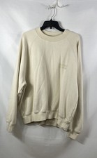 Fear of God Essentials Men's Tan Heavyweight Fleece Crewneck Sweatshirt Sz M
