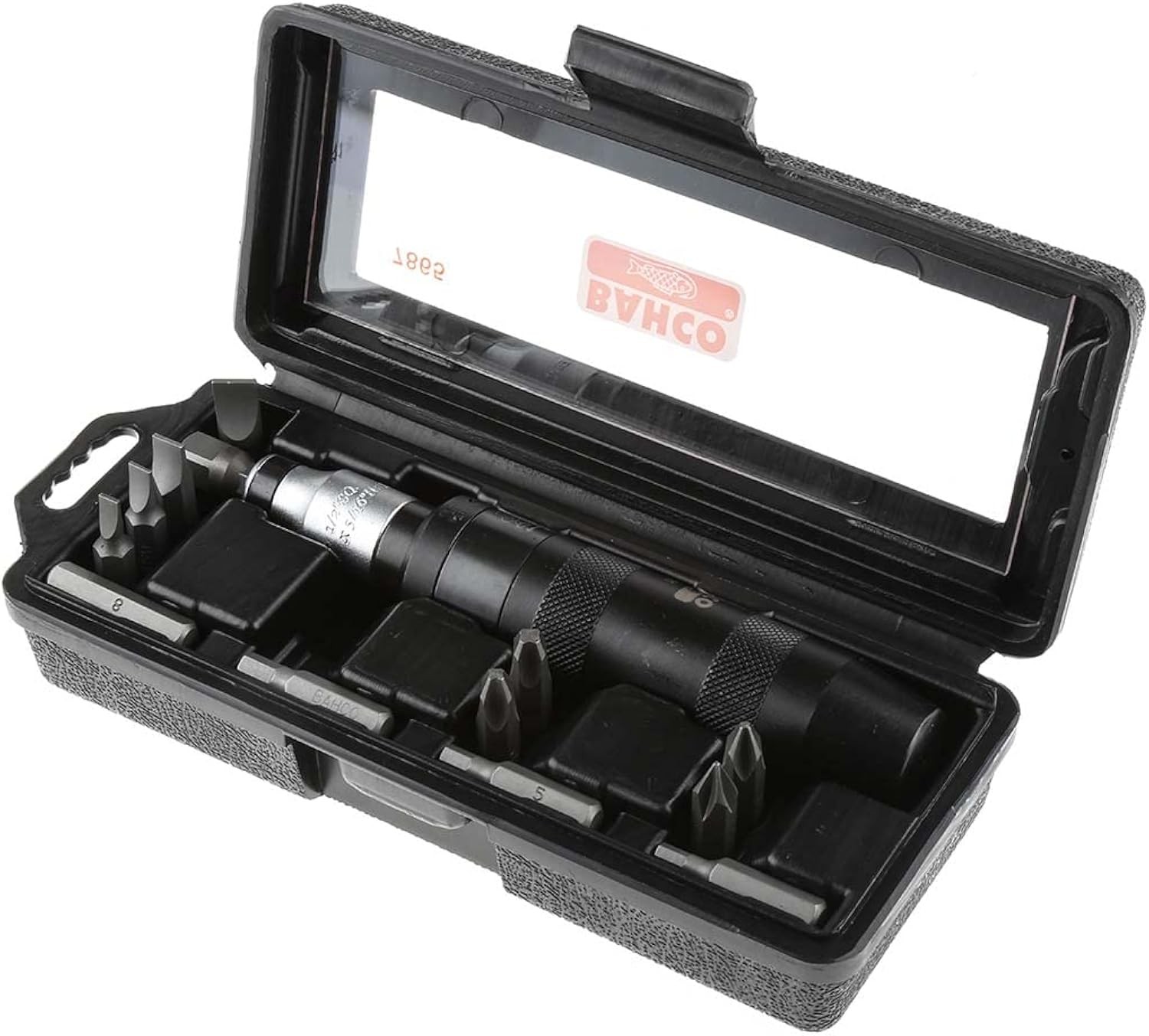 Bahco 14-Piece Impact Screwdriver Set Slotted Phillips Hex Bits Small - Image 5