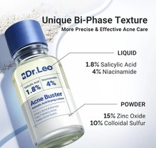 Dr.Leo 24H Acne  Pimple Treatment Drying Lotion  Salicylic Acid  Sulfur  Nia