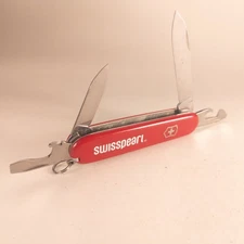 Vintage Victorinox Spartan Swiss Army Knife 1984-1986 Red 91mm SWISSPEARL Logo