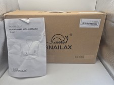 Snailax Neck Shoulder Heating Wrap with Vibrating Massage SL661 NEW OPEN BOX