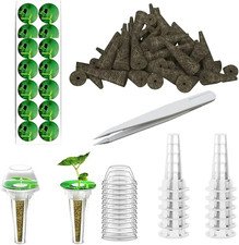 64Pcs Seed Pod Kit for Aerogarden, Hydroponics Supplies for All Brands Hydroponi 0.35 per gallon