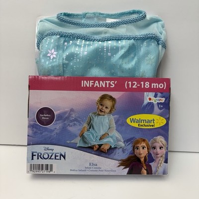 NEW Infant Disney Frozen Princess Elsa Pretend Play Dress Up Costume 12-18 Month