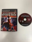 PS2 VIDEO GAME BLACK LABEL NO MANAUL ULTIMATE SPIDERMAN SOME SCRATCHES TESTED