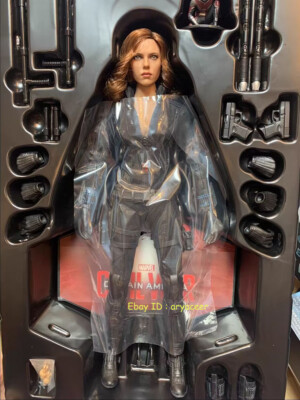 Hot Toys MMS365 Civil War Black Widow 5.0 1/6 Action Figure In