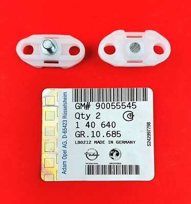 2x Originale Opel Führungen Fensterheber Vorne Astra, Corsa, Vectra - 90055545 - Bild 1 von 4