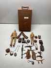 Vintage Marx Johnny & Jay West Movable Cowboy Figure Lot Of 2 W/ Case