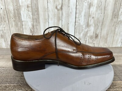 Stacy Adams Mens Dress Shoes Derby Square Toe Caramel  display picture 3